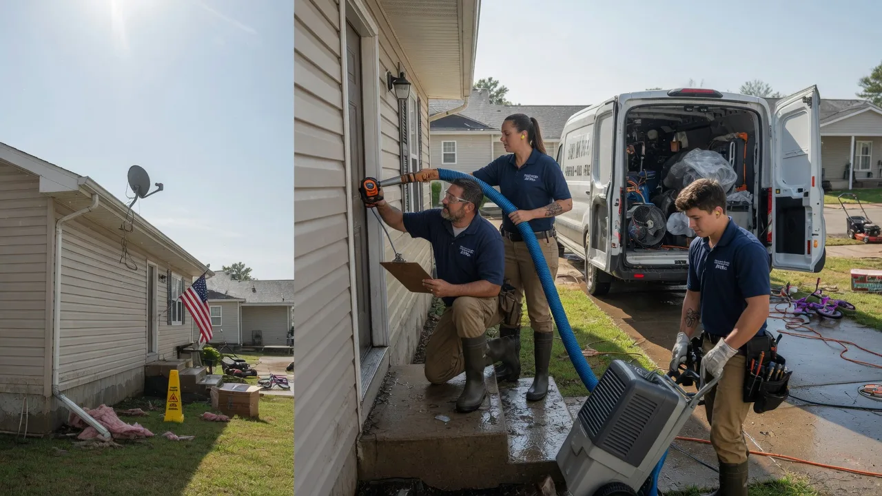 Ceiling Water Damage Restoration in Butler, OK near me
